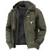 2025 New Cross-Border European And American Men's Casual Retro Hooded Zipper Trendy Versatile Jacket For Youth_mkmklike.com