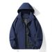 New Men's Spring With Detachable Cap, Windproof And Waterproof Assault Suit, Couple's Plus Size Outdoor Mountaineering_mkmklike.com