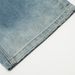 Gradient Washed Denim Wide-Leg Men's Trendy Punk Vintage Button Front Design Ripped Loose Straight Pants_mkmklike.com