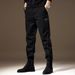 Shirt Less Clothing American Retro Overalls Men's Autumn Loose Large Size Men's Heavy Splicing Trendy Tied Casual Pants_mkmklike.com