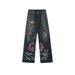 Men's Clothing Jeans For Men In Summer Loose And Casual Versatile Trendy Brand High Street Vibe Pants_mkmklike.com