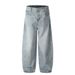 Men's Clothing Retro Fashion Basic Loose Casual Washed Casual Wide Leg Long Pants_mkmklike.com