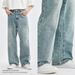 Men’s American Retro Wide-Leg Jeans – Loose Straight Fit Washed Denim (S-XL)_mkmklike.com
