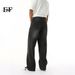 EF JEANS | 2025 Spring New American Street Ripped Patch Design Sense Straight Black Jeans Tide_mkmklike.com
