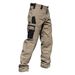 Multi-Pocket Men's Tactical Casual Cargo Pants Outdoor Hiking Trousers Wear-Resistant Training Overalls_mkmklike.com