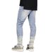 Men's Clothing High Street Fashion Trend Men's Jeans Gradient Color Fashion Large Size Blue Men's Jeans_mkmklike.com