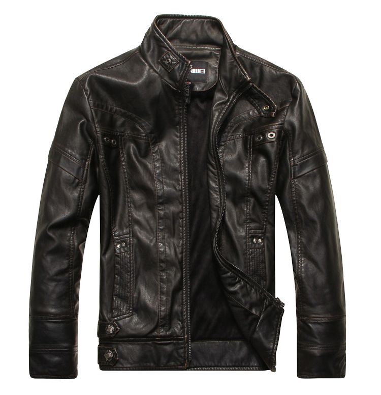 Men's Clothing men's motorcycle PU leather jacket leather jacket men's coat manufacturer leather jacket 8805_mkmklike.com