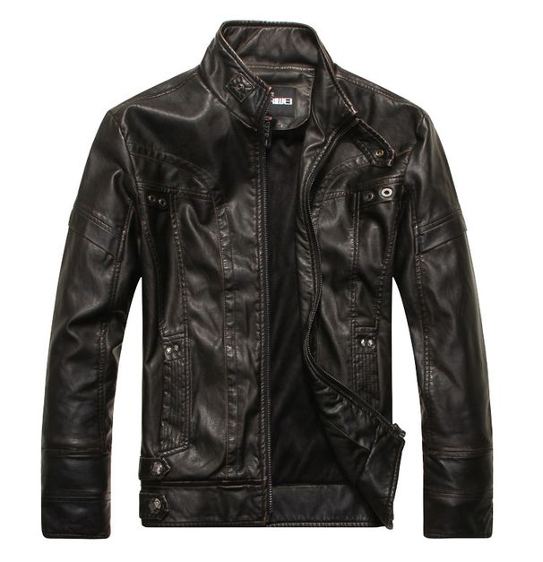 Men's Clothing men's motorcycle PU leather jacket leather jacket men's coat manufacturer leather jacket 8805_mkmklike.com