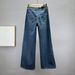 Women's High-Waisted Wide Leg Denim Pants Rhinestone Embroidery Loose Fit Slimming Ethnic Style Trendy Early Autumn Clothing_mkmklike.com