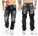 Men's New Jeans, Casual Top Line Trousers, Straight Cut Pants, Hip Hop Jeans_mkmklike.com