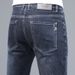 Autumn New Jeans Men's Slim-fit Straight Elastic Thick Soft And Comfortable Men's Trousers_mkmklike.com