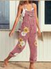 Women’s Printed Denim Overalls – Vintage Floral Jumpsuit With Adjustable Straps (S-3XL, Dark Blue/Pink/Light Blue)_mkmklike.com