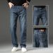 Men's Clothing Men's Plus Size Casual Jeans Loose Straight Leg Long Pants Style For Spring And Autumn For Formal & Casual_mkmklike.com