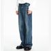 Washed Men's Jeans Trendy Loose Straight Leg Zipper Spring Style Youthful Harajuku_mkmklike.com