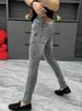 Men's Clothing Slim Fit Elastic Skinny Pants Men's Casual Washed Pants_mkmklike.com