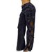 D8727 Spring Summer European And American Women's Fashion Personality Side Hollow S-Line Denim Patchwork Long Pants_mkmklike.com