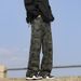 Camouflage Jeans Straight Loose Autumn New Casual Workwear Versatile Jacket Men's Trendy Pants_mkmklike.com