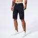 Men's Clothing Summer Denim Shorts Thin Elastic Loose Straight Hole All Match Ins Shorts Mid Length Pants_mkmklike.com