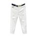 Men's Clothing Rogue White Ripped Jeans Trendy Nine Point Pants Summer Thin Slim Fit Pants_mkmklike.com