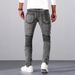 Premium High-Street Men's Jeans – Slim Straight Fit With Stretch (S-2XL, Stonewashed Denim)_mkmklike.com