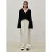 Longmei High-Waisted Wide-Leg Women's Jeans 2025 Early Autumn New VKC Style Simple Commuting Loose Straight-Leg Trousers_mkmklike.com