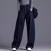 Clair Clair Elastic Denim Blue Jeans Wide Leg 2025 New Spring Autumn Banana Loose High Waist Sickle Scythe Pants_mkmklike.com