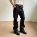 Black Drape Slightly Pulled Jeans Men's And Women's American Retro Wide-leg Pants High-end Washed Old Loose God Pants Tide_mkmklike.com