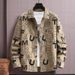 2025 Plus Size Denim Spring New Workwear Jacket Men's Loose Fit Teenage Fat Trendy Versatile_mkmklike.com