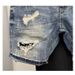 Men's Loose Fit Denim Shorts Straight-Leg Lightweight Summer Korean Style Streetwear Hip Hop Casual Mid-Length Jeans_mkmklike.com