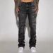 Trendy Bear Print Denim Jeans For Men - Stylish Patchwork & Gradient Washed Casual Pants With Comfort Fit_mkmklike.com