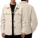 European And American Cross-Border Corduroy Single-Breasted Casual Sports Trend Pocket Jacket Men's Turn-Down_mkmklike.com