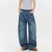 Tassel Ripped Jeans Men's Summer New Loose Straight Washed Old High Street Street Wide Leg Long Pants Trend_mkmklike.com