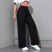 American-style Wide-leg Denim Pants For Women, 2025 Spring New Model, Washed, Loose, Slimming, Straight-leg,_mkmklike.com