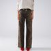 Women's Clothing Fashion Leopard Print Denim Straight Leg Pants For Women European And American Style_mkmklike.com