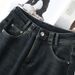 Korean Retro Wide-Leg Jeans For Women, Autumn And Winter Fleece-Lined Warm High-Waist Tummy Control Slimming_mkmklike.com