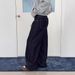 Vintage Black Carpenter Jeans – High Waist Raw Denim With Contrast Stitching (Unisex S-3xl, Heavyweight Workwear Fit)_mkmklike.com