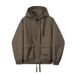 Lunar Apex MYQ Japanese Style Stand Collar Pilot Hooded Men's Spring Loose Trendy Casual Workwear Jacket Top_mkmklike.com