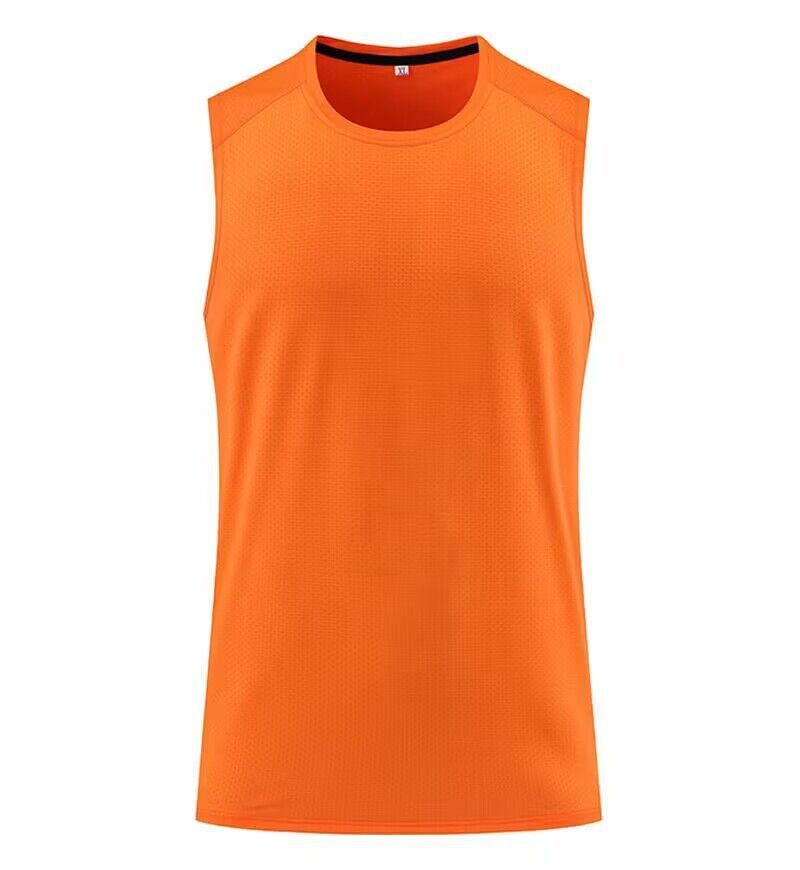Men's Clothing Quick-Drying Vest Loose Training Ice Silk Running Vest Sports Fitness Clothes Waistcoat _mkmklike.com
