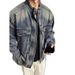 High Street Vintage Washed Large Pocket Design With Denim Jacket For Men In Spring And Autumn_mkmklike.com