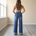 2025 Winter Cross-Border Bestseller Women's High-Waisted Stretch Straight-Leg Jeans With Loose Cuffs_mkmklike.com