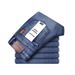 Men's Premium Winter Dress Jeans - Slim Straight Fit, Stretch & Business Casual For Modern Professionals (Blue & Charcoal)_mkmklike.com