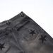 Retro Star-Print Cargo Jeans – Loose Straight-Leg Denim Pants With Distressed & Embellished Details_mkmklike.com