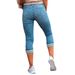 Women's Clothing Retro Style Skinny Jeans For Women High Stretch Solid Color Cropped Denim Pants For Formal & Casual For Women_mkmklike.com