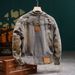 Loom American Heavy Vintage Washed Denim For Men, Spring And Autumn New Loose Fit Large Size Trendy Heavy-duty Motorcycle_mkmklike.com