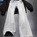 Oblique-cut Jeans Men's Spring And Autumn Ruffian Handsome Design Pants American High Street Straight Casual Slightly Elongated Pants_mkmklike.com