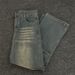 Men's Vintage Washed Wide-Leg Jeans – Oversized Streetwear Denim Pants With Distressed Effects (S-3XL, Blue)_mkmklike.com