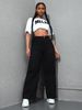 K American Wide Leg Jeans Women's New Loose And Slimming Denim Pants That Mop The Floor_mkmklike.com