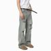 Men's Clothing Streetwear Distressed Denim Jeans For Men - Baggy Wide Leg Vintage Washed Ripped Casual Pants_mkmklike.com