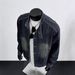 Men's Japanese Retro Washed Distressed Denim Jacket Heavyweight Stand up Collar Street Style Loose Casual Spring Autumn_mkmklike.com