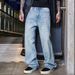 Men's Clothing New American High Street Hot Diamond Full Diamond Design Jeans Men's Loose Straight Washed Fashion Men's Casual Trousers_mkmklike.com
